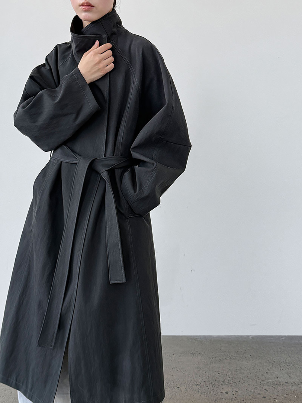 立領中長款風衣外套,evaviva,U2-ZF09171,立領中長款風衣外套,周新品優惠,NEWARRIVAL