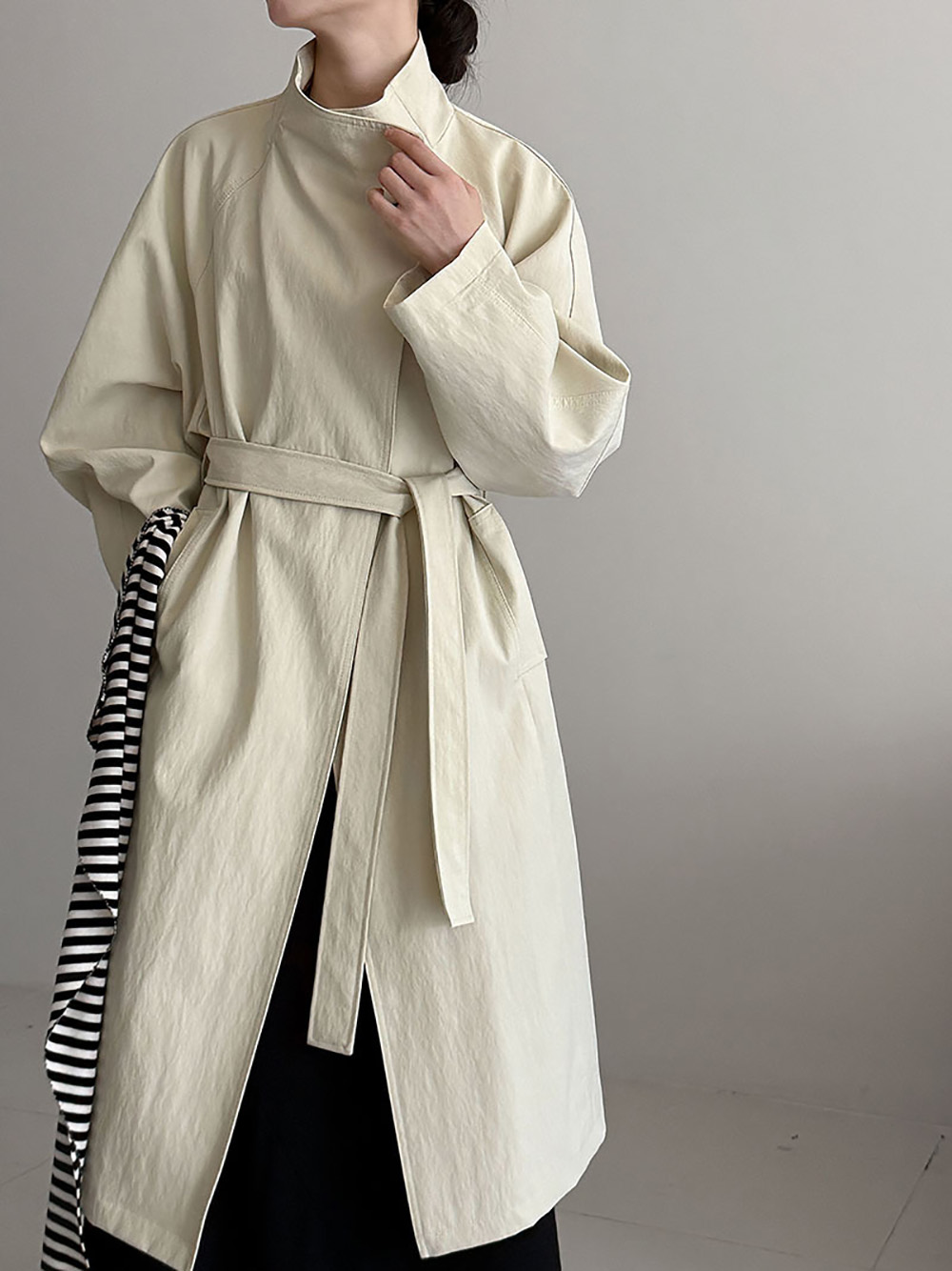 立領中長款風衣外套,evaviva,U2-ZF09171,立領中長款風衣外套,周新品優惠,NEWARRIVAL