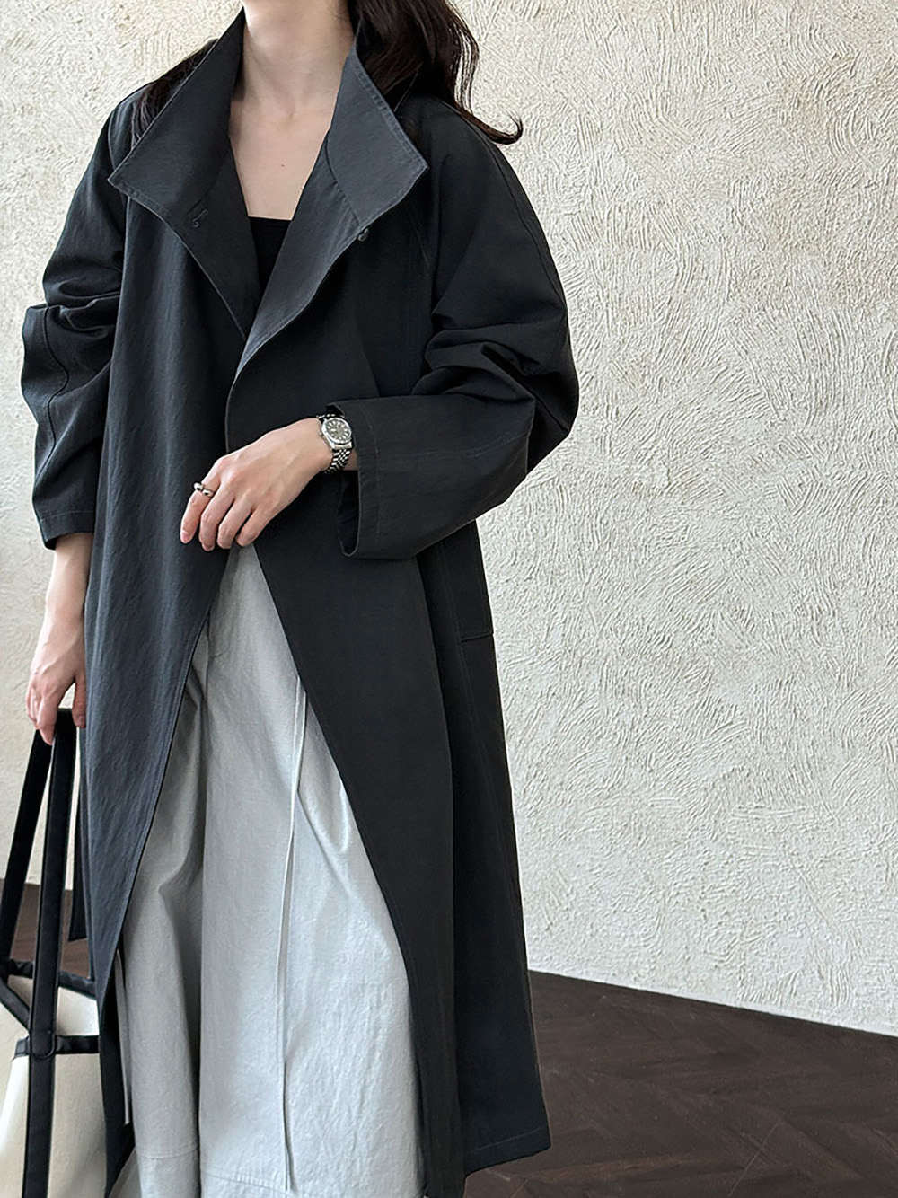 立領中長款風衣外套,evaviva,U2-ZF09171,立領中長款風衣外套,周新品優惠,NEWARRIVAL