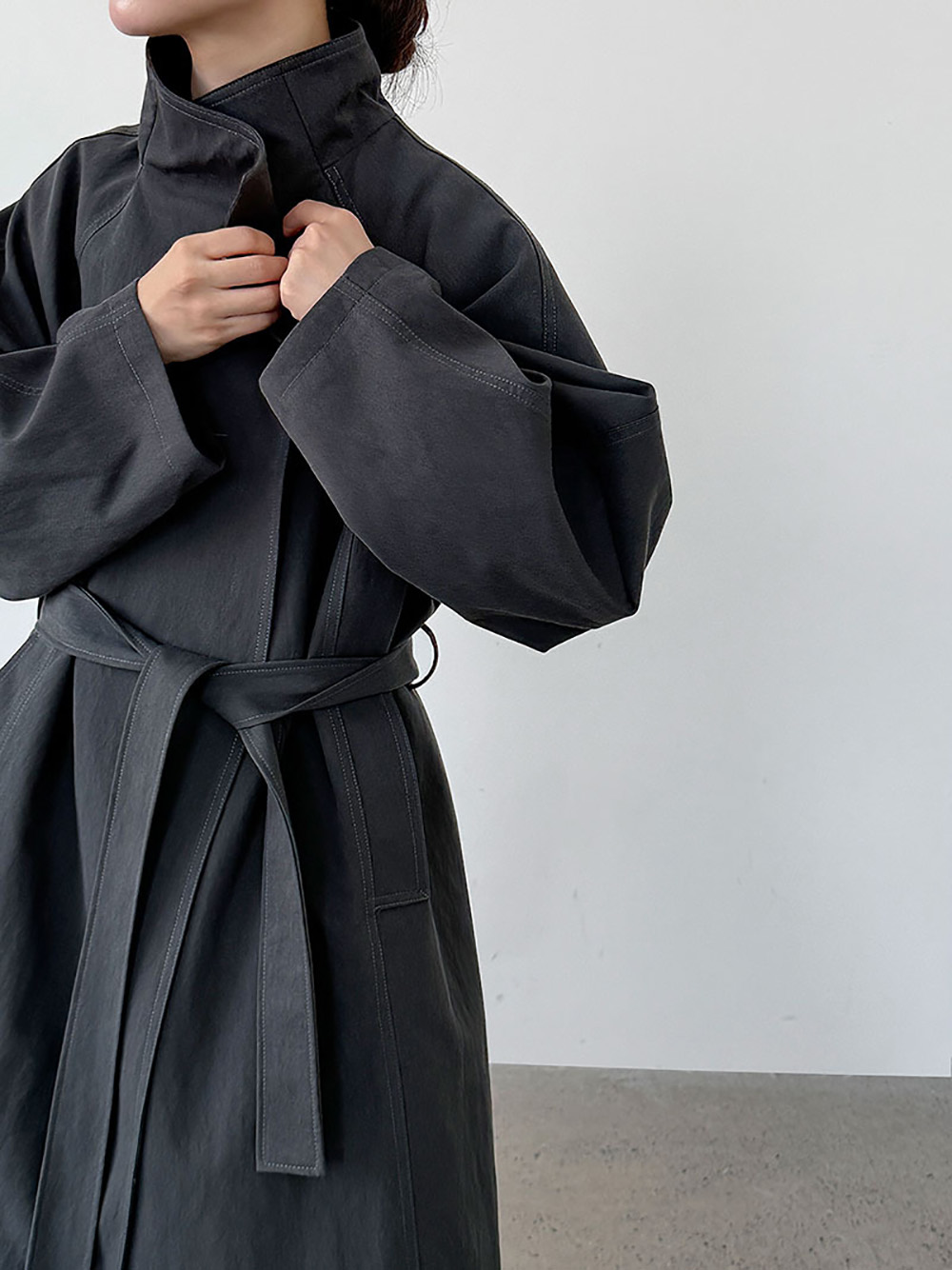 立領中長款風衣外套,evaviva,U2-ZF09171,立領中長款風衣外套,周新品優惠,NEWARRIVAL