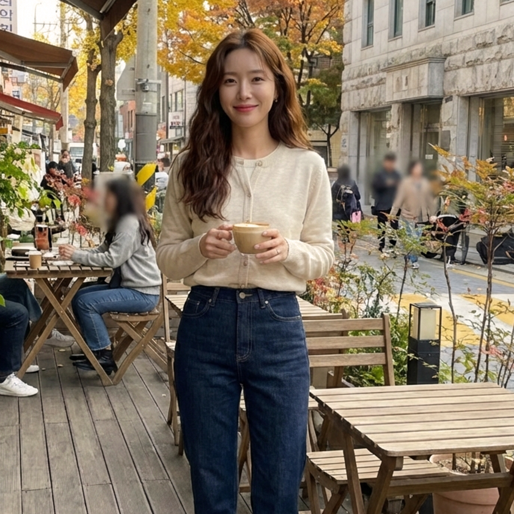 雙色假兩件針織上衣