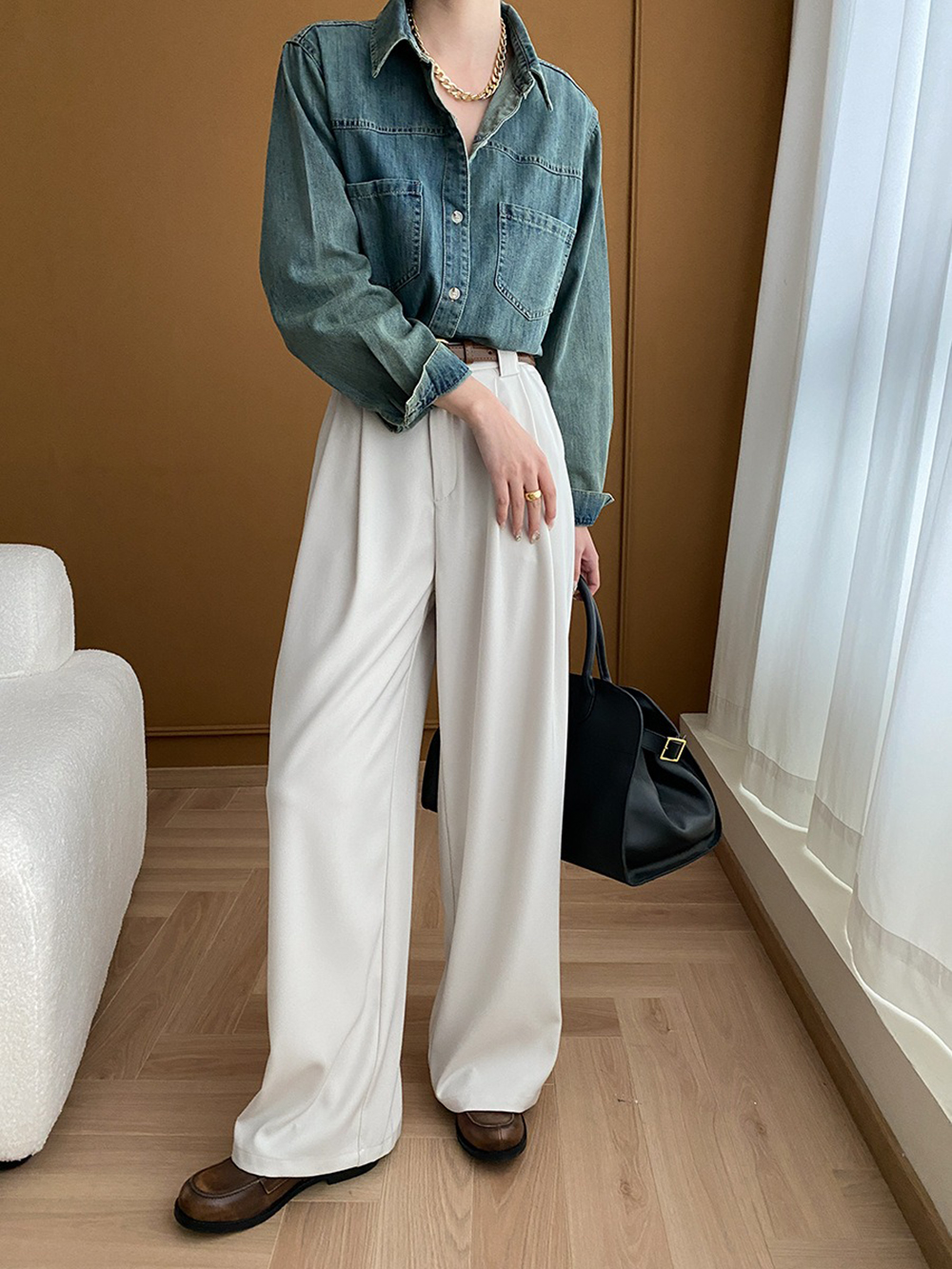 經典復古水洗牛仔襯衫,evaviva,4N-ZA09177,經典復古水洗牛仔襯衫,周新品優惠,NEWARRIVAL