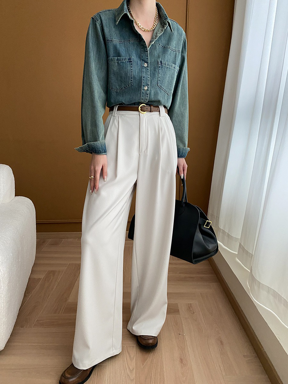 經典復古水洗牛仔襯衫,evaviva,4N-ZA09177,經典復古水洗牛仔襯衫,周新品優惠,NEWARRIVAL