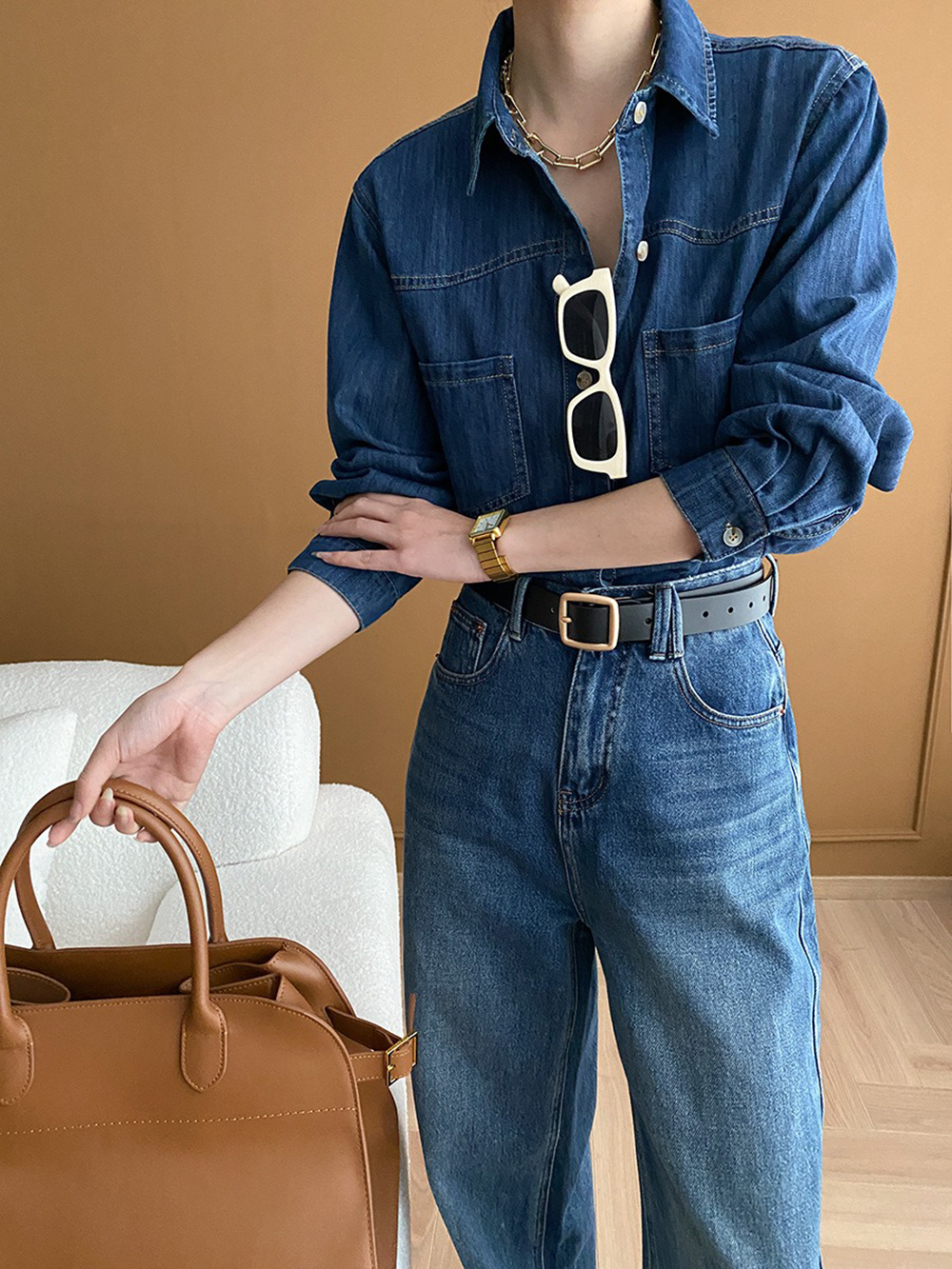 經典復古水洗牛仔襯衫,evaviva,4N-ZA09177,經典復古水洗牛仔襯衫,周新品優惠,NEWARRIVAL