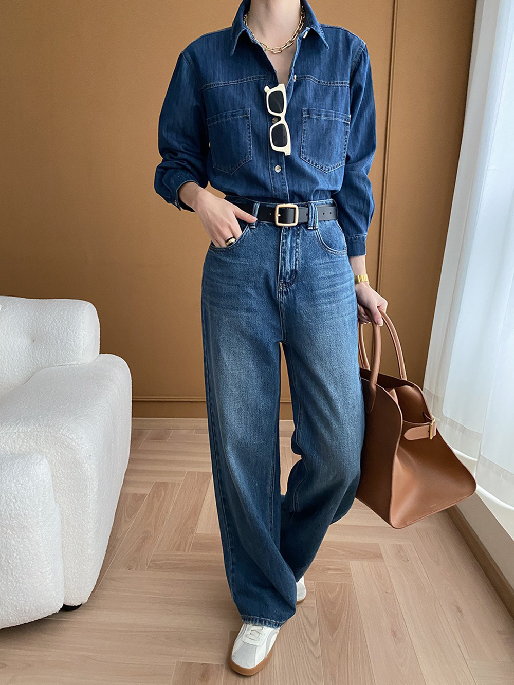 經典復古水洗牛仔襯衫,evaviva,4N-ZA09177,經典復古水洗牛仔襯衫,周新品優惠,NEWARRIVAL