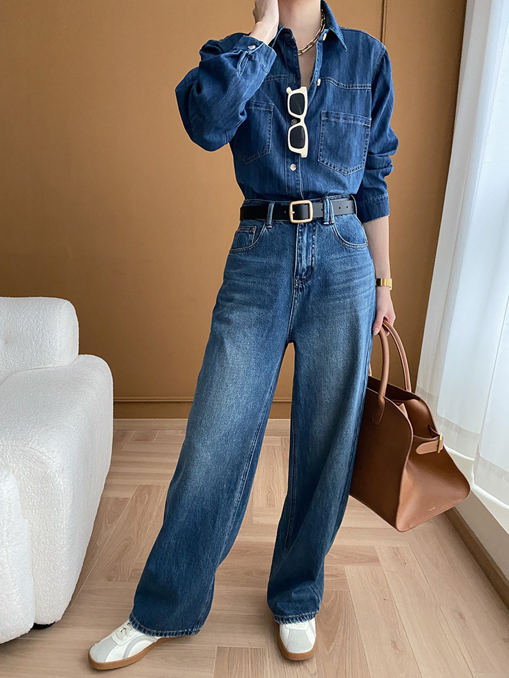 經典復古水洗牛仔襯衫,evaviva,4N-ZA09177,經典復古水洗牛仔襯衫,周新品優惠,NEWARRIVAL