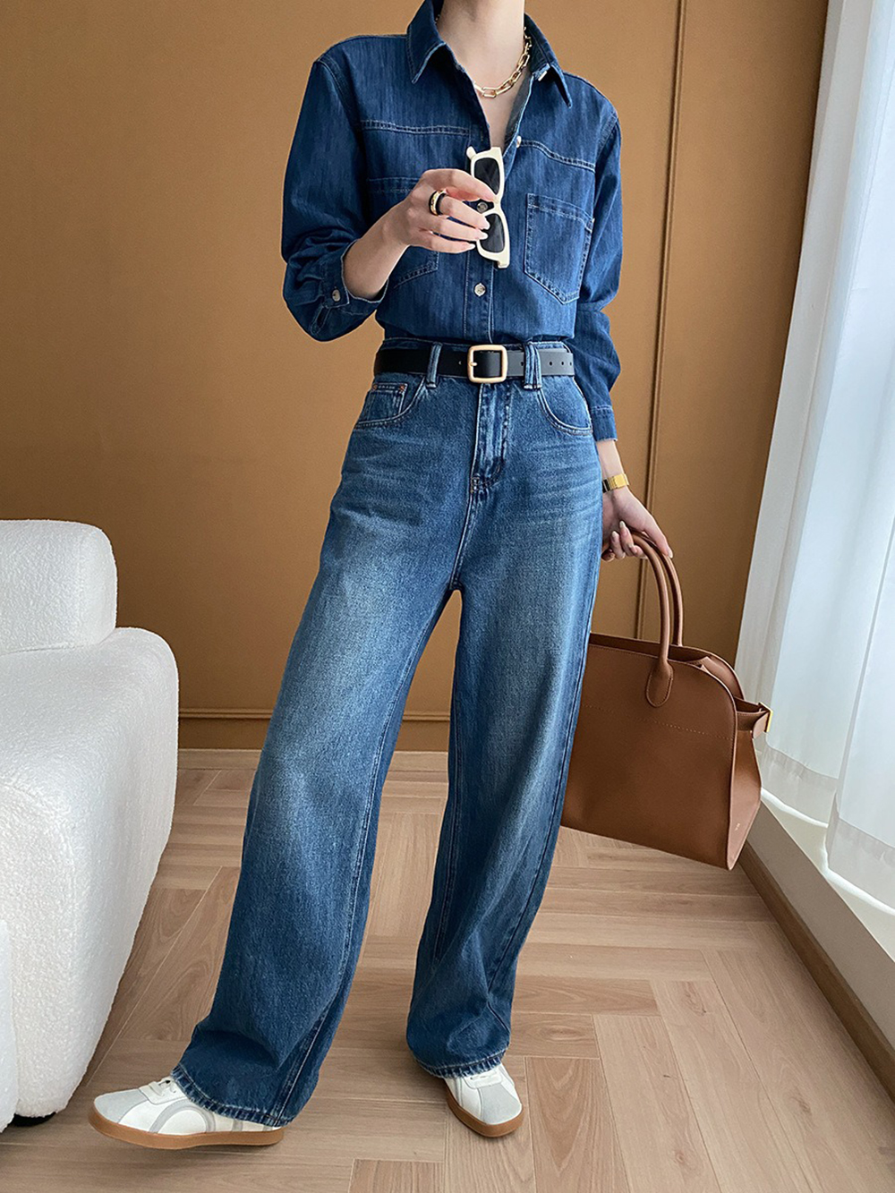 經典復古水洗牛仔襯衫,evaviva,4N-ZA09177,經典復古水洗牛仔襯衫,周新品優惠,NEWARRIVAL