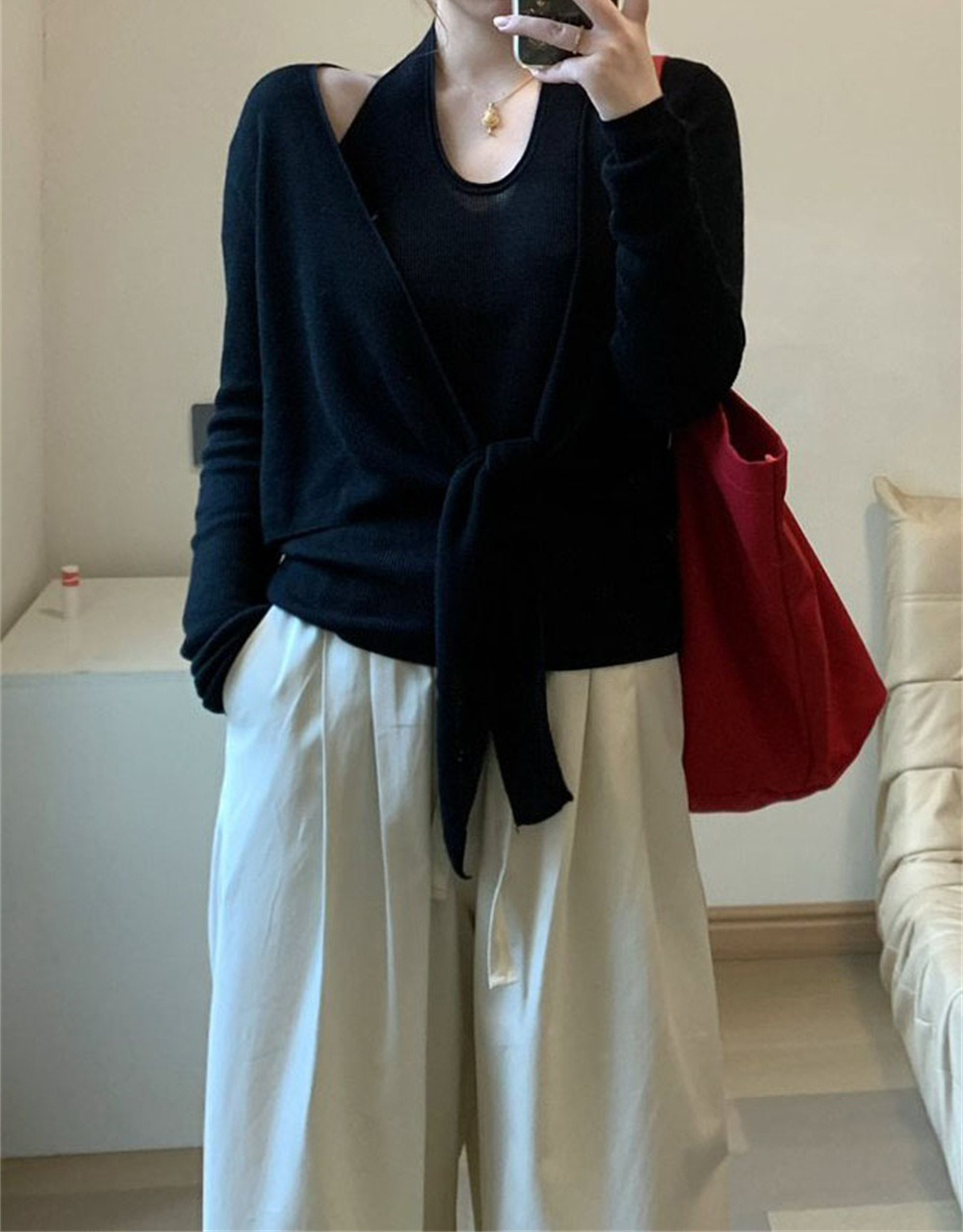 掛脖綁帶假兩件上衣,evaviva,8C-GE7405,掛脖綁帶假兩件上衣,周新品優惠,NEWARRIVAL