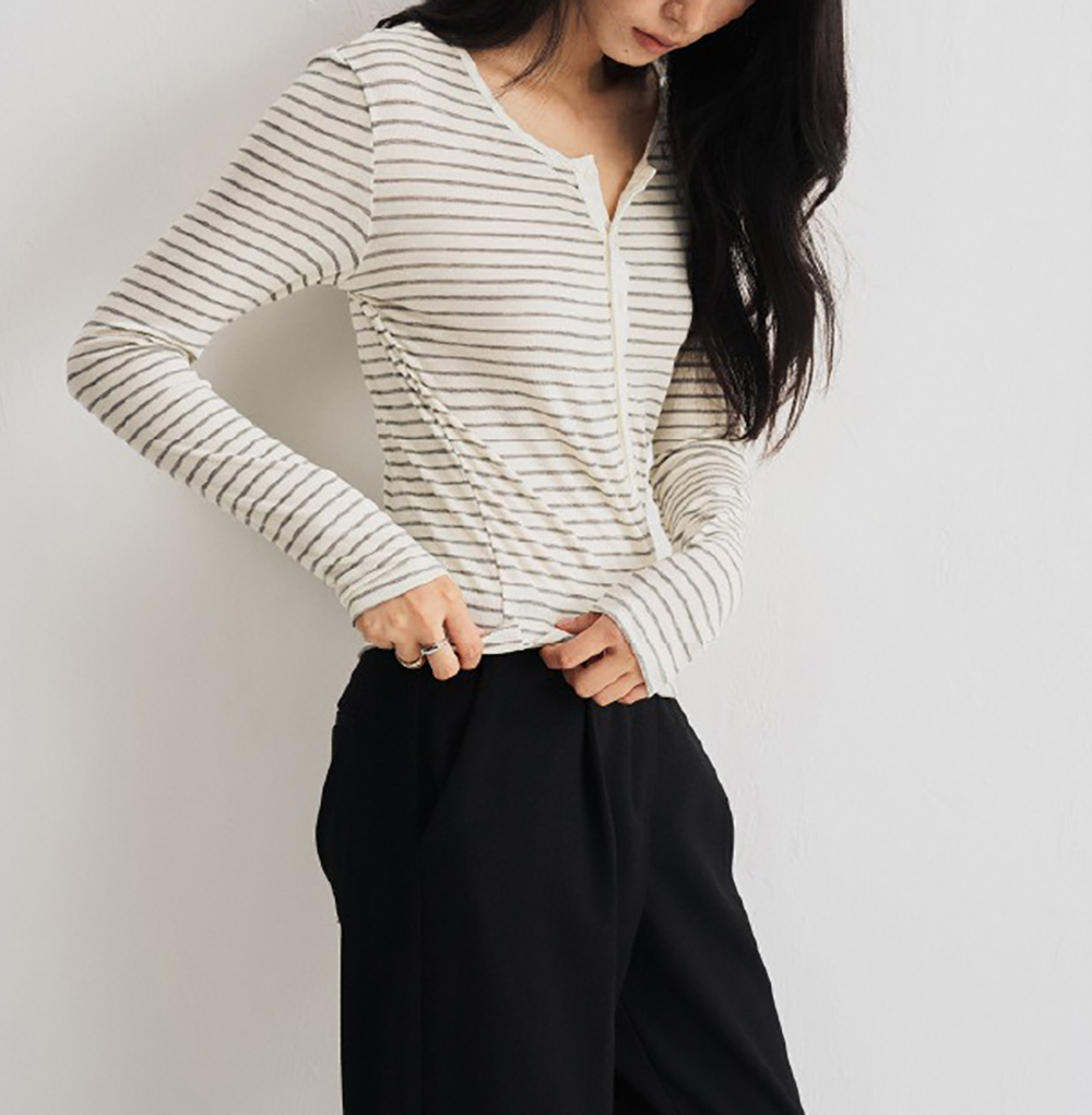 半開襟修身圓領上衣,evaviva,8C-GK7417,半開襟修身圓領上衣,周新品優惠,NEWARRIVAL