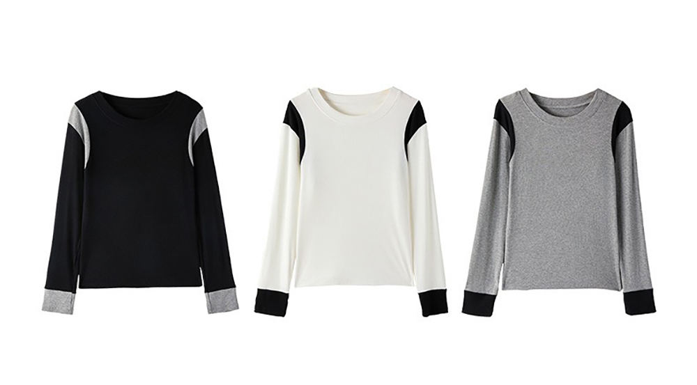 撞色設計感圓領上衣,evaviva,8C-GR7410,撞色設計感圓領上衣,周新品優惠,NEWARRIVAL