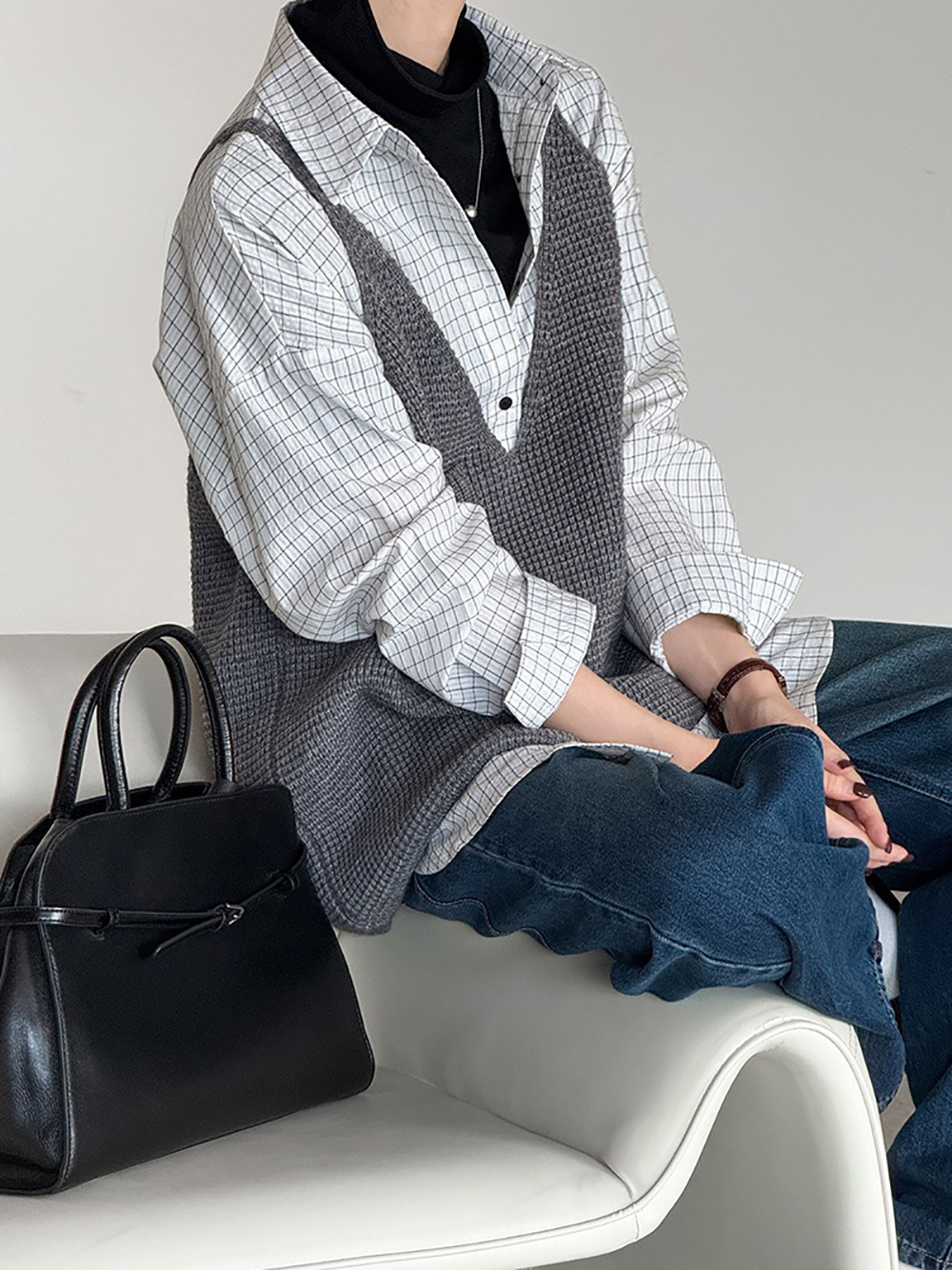 大V領口編織感背心,evaviva,8C-GW7415,大V領口編織感背心,周新品優惠,NEWARRIVAL