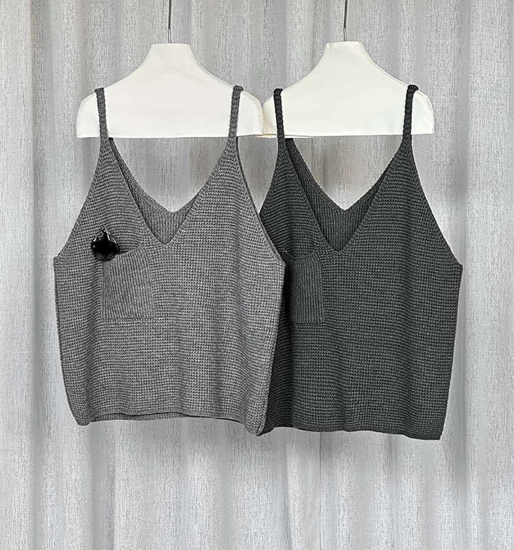 大V領口編織感背心,evaviva,8C-GW7415,大V領口編織感背心,領500,999免運