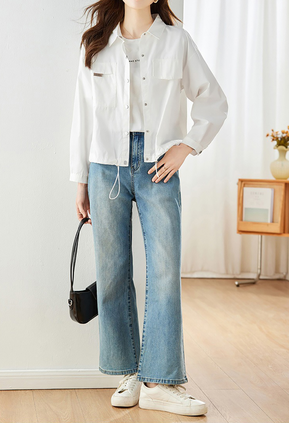 襯衫領休閒短款外套,evaviva,8C-HV7412,襯衫領休閒短款外套,周新品優惠,NEWARRIVAL