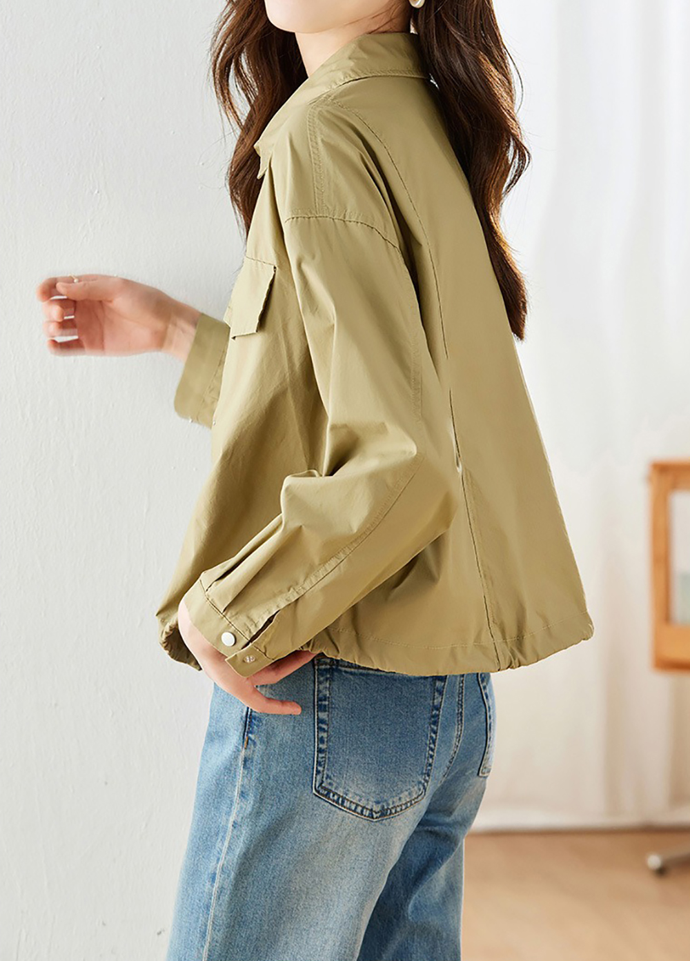 襯衫領休閒短款外套,evaviva,8C-HV7412,襯衫領休閒短款外套,周新品優惠,NEWARRIVAL