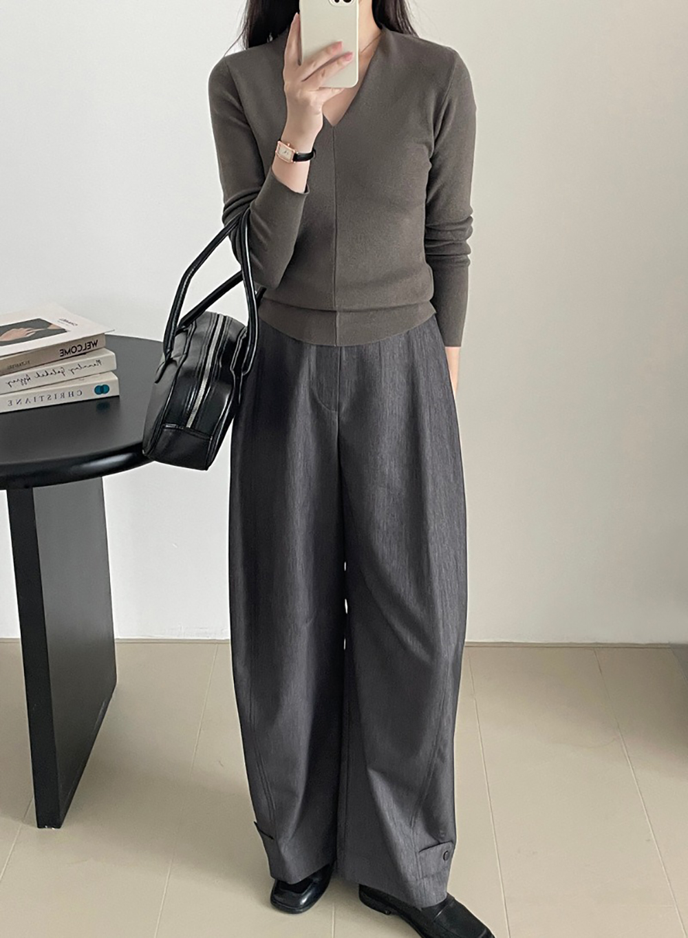 質感老錢風西裝感寬褲,evaviva,8C-UR7406,質感老錢風西裝感寬褲,周新品優惠,NEWARRIVAL