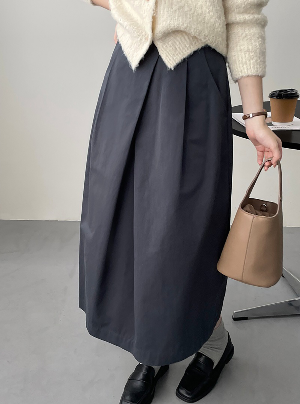 設計感壓褶A字裙,evaviva,8C-UR7407,設計感壓褶A字裙,周新品優惠,NEWARRIVAL