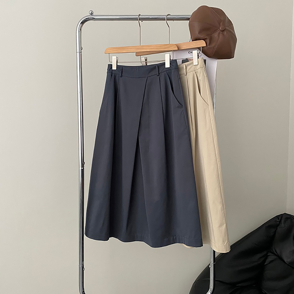 設計感壓褶A字裙,evaviva,8C-UR7407,設計感壓褶A字裙,周新品優惠,NEWARRIVAL