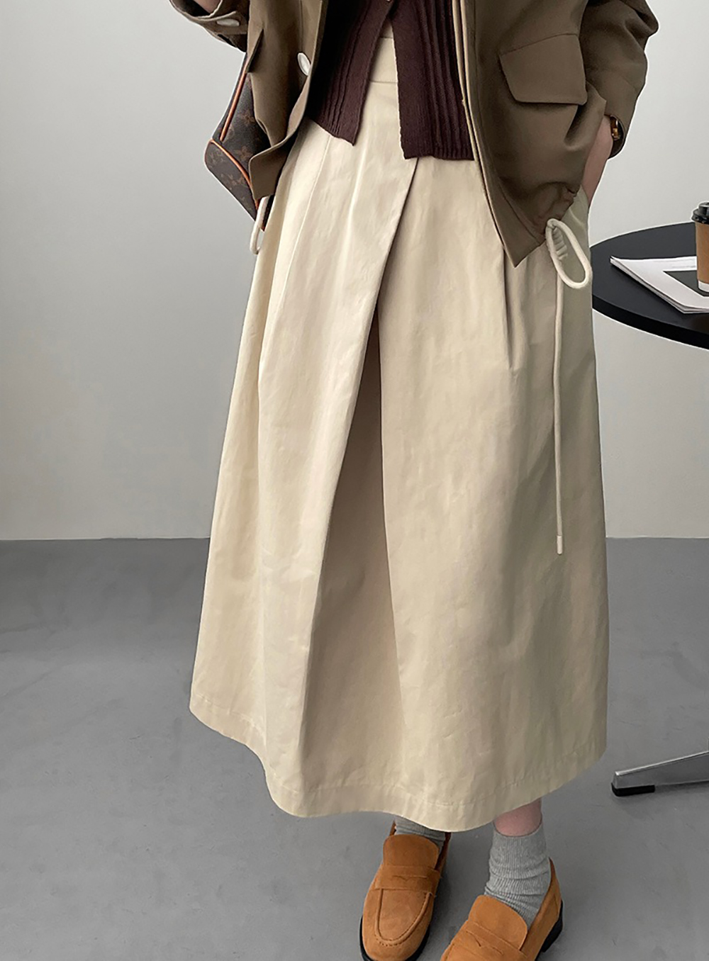 設計感壓褶A字裙,evaviva,8C-UR7407,設計感壓褶A字裙,周新品優惠,NEWARRIVAL