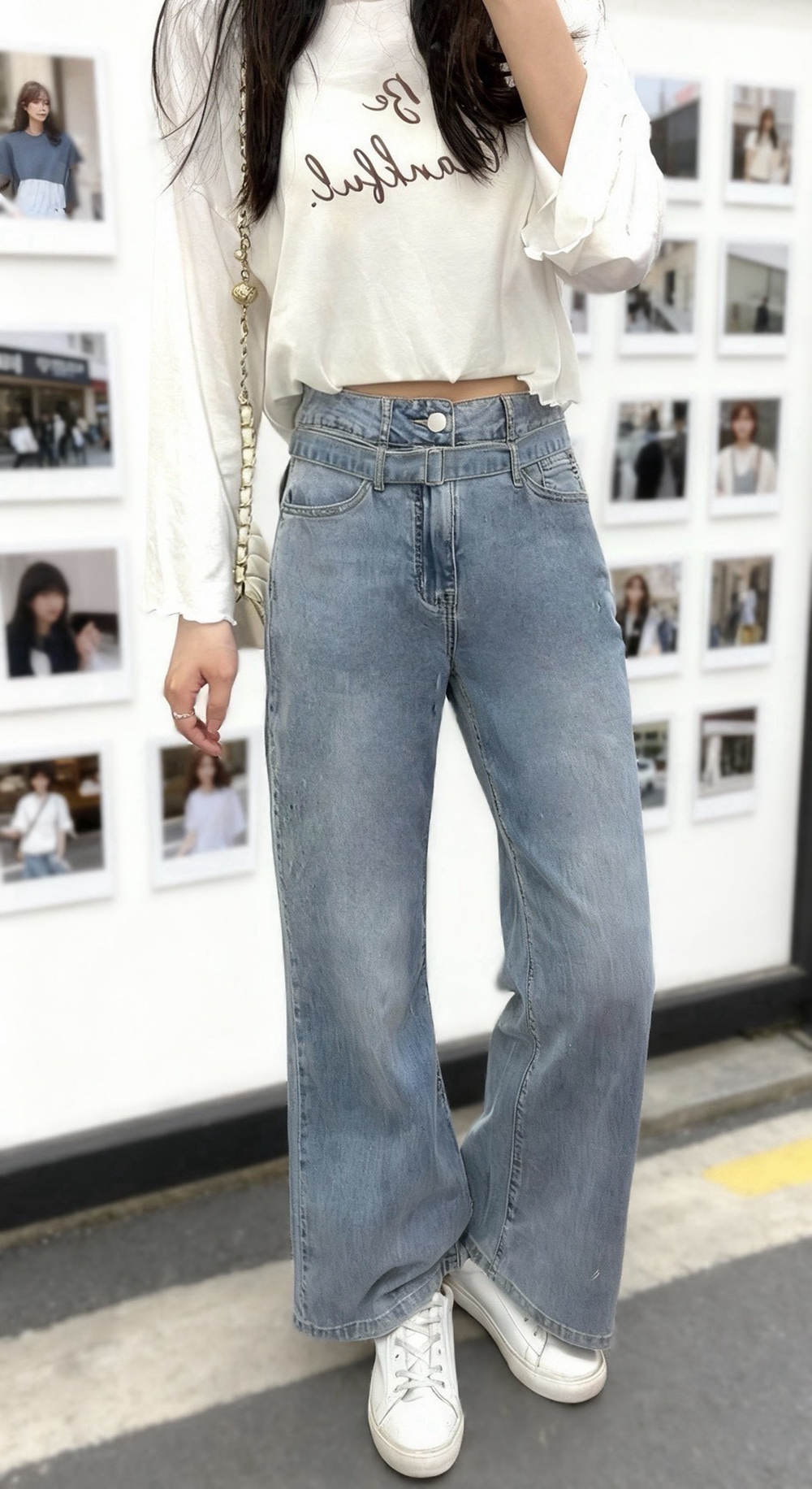 可拆式腰帶設計牛仔褲,evaviva,99-BF7400,可拆式腰帶設計牛仔褲,領500,999免運