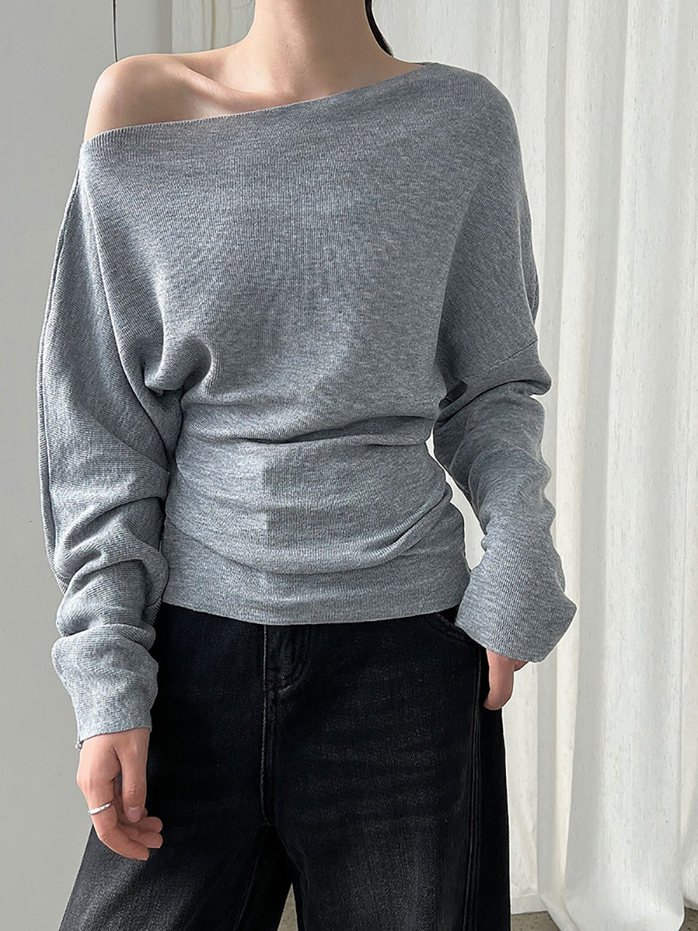 斜肩收腰修身針織上衣,evaviva,U2-ZA09174,斜肩收腰修身針織上衣,周新品優惠,NEWARRIVAL