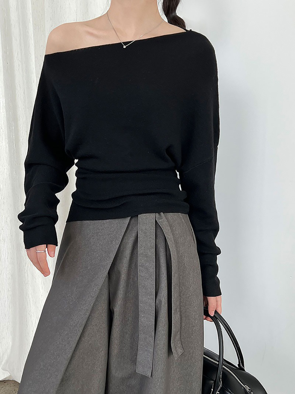 斜肩收腰修身針織上衣,evaviva,U2-ZA09174,斜肩收腰修身針織上衣,周新品優惠,NEWARRIVAL