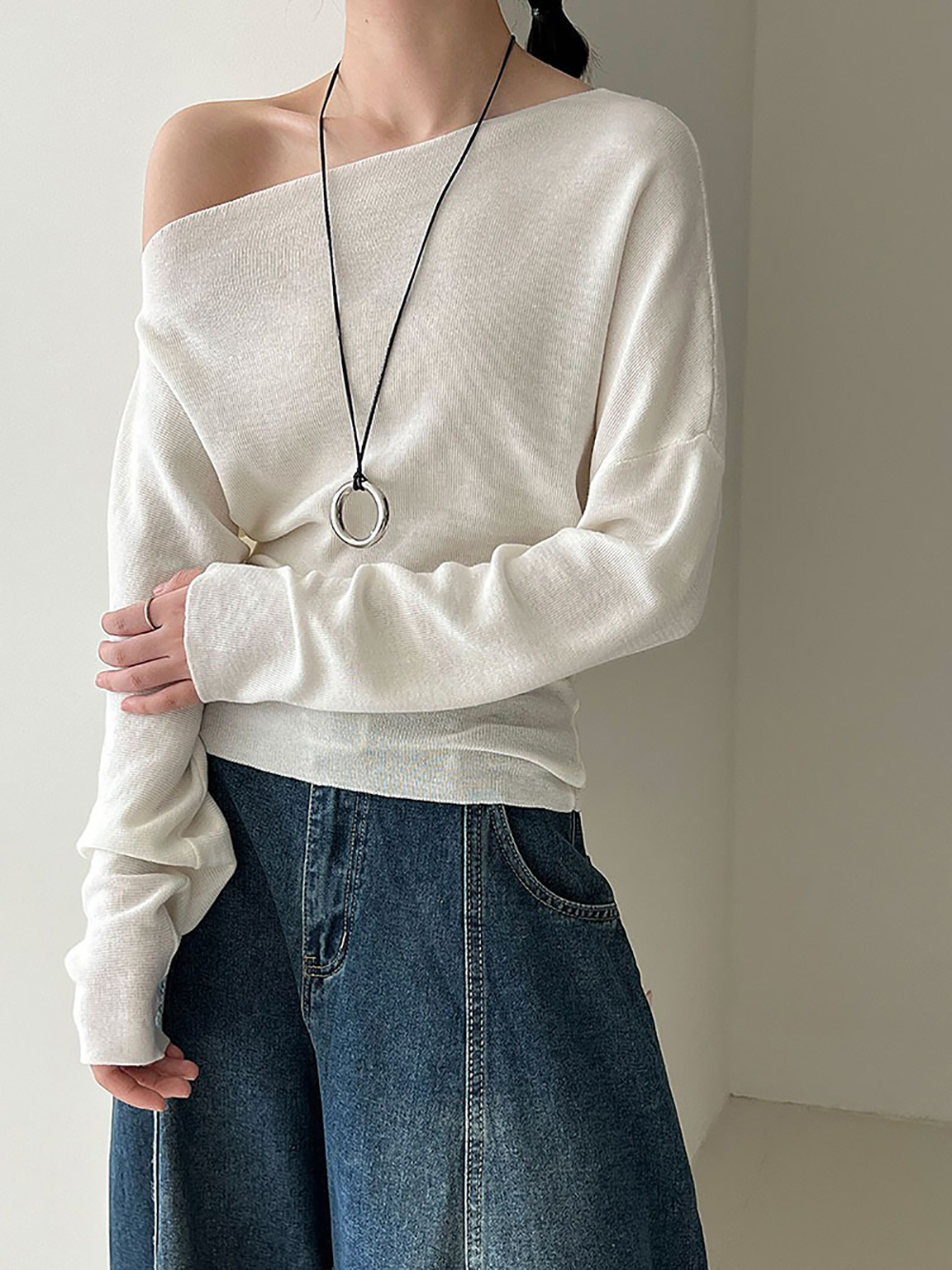 斜肩收腰修身針織上衣,evaviva,U2-ZA09174,斜肩收腰修身針織上衣,周新品優惠,NEWARRIVAL