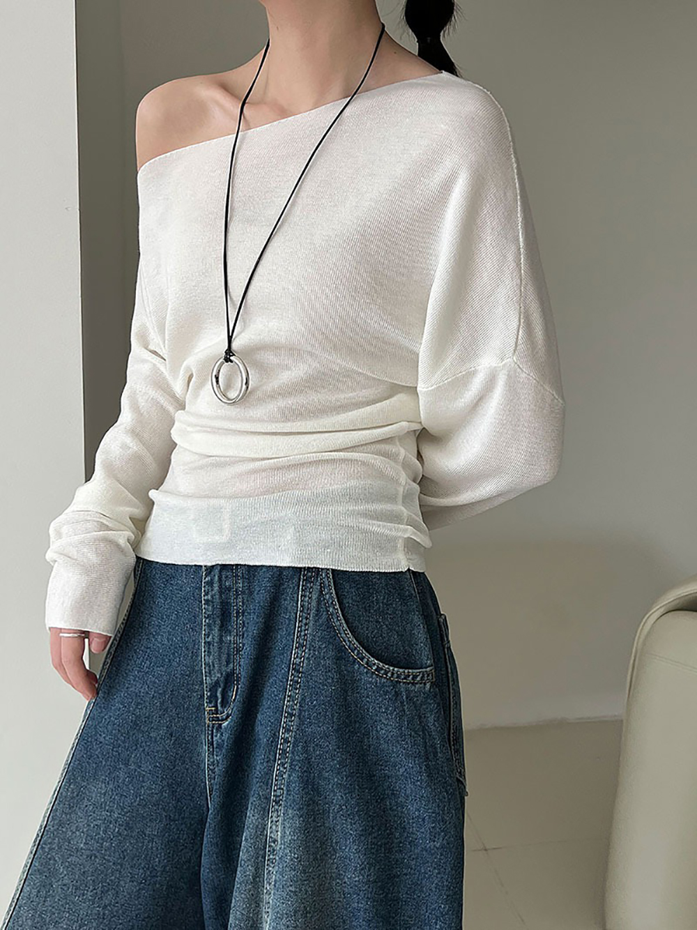 斜肩收腰修身針織上衣,evaviva,U2-ZA09174,斜肩收腰修身針織上衣,周新品優惠,NEWARRIVAL