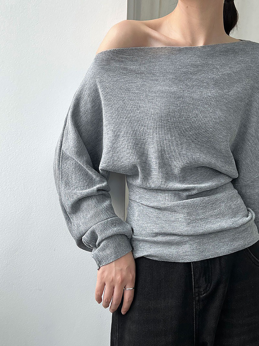 斜肩收腰修身針織上衣,evaviva,U2-ZA09174,斜肩收腰修身針織上衣,周新品優惠,NEWARRIVAL