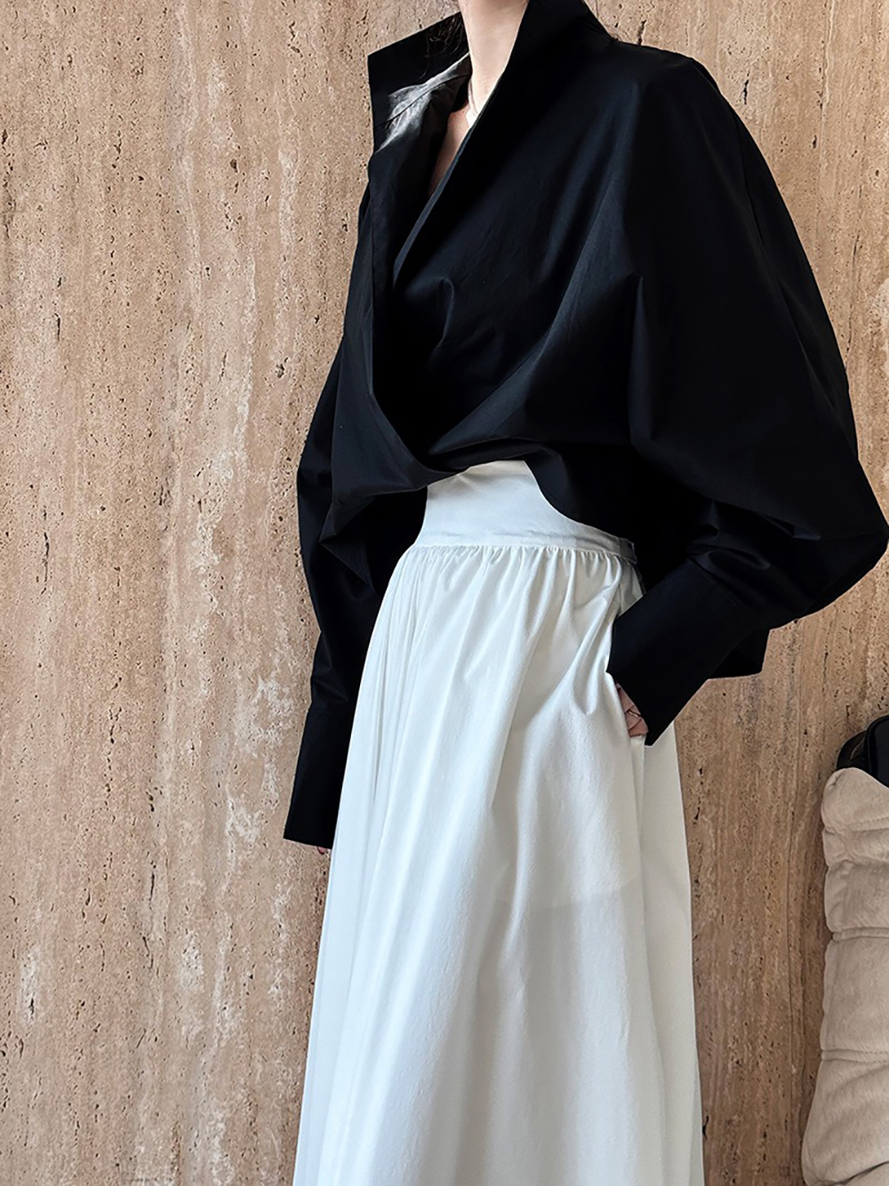 深V立領蝙蝠袖襯衫,evaviva,U2-ZA09175,深V立領蝙蝠袖襯衫,領500,999免運