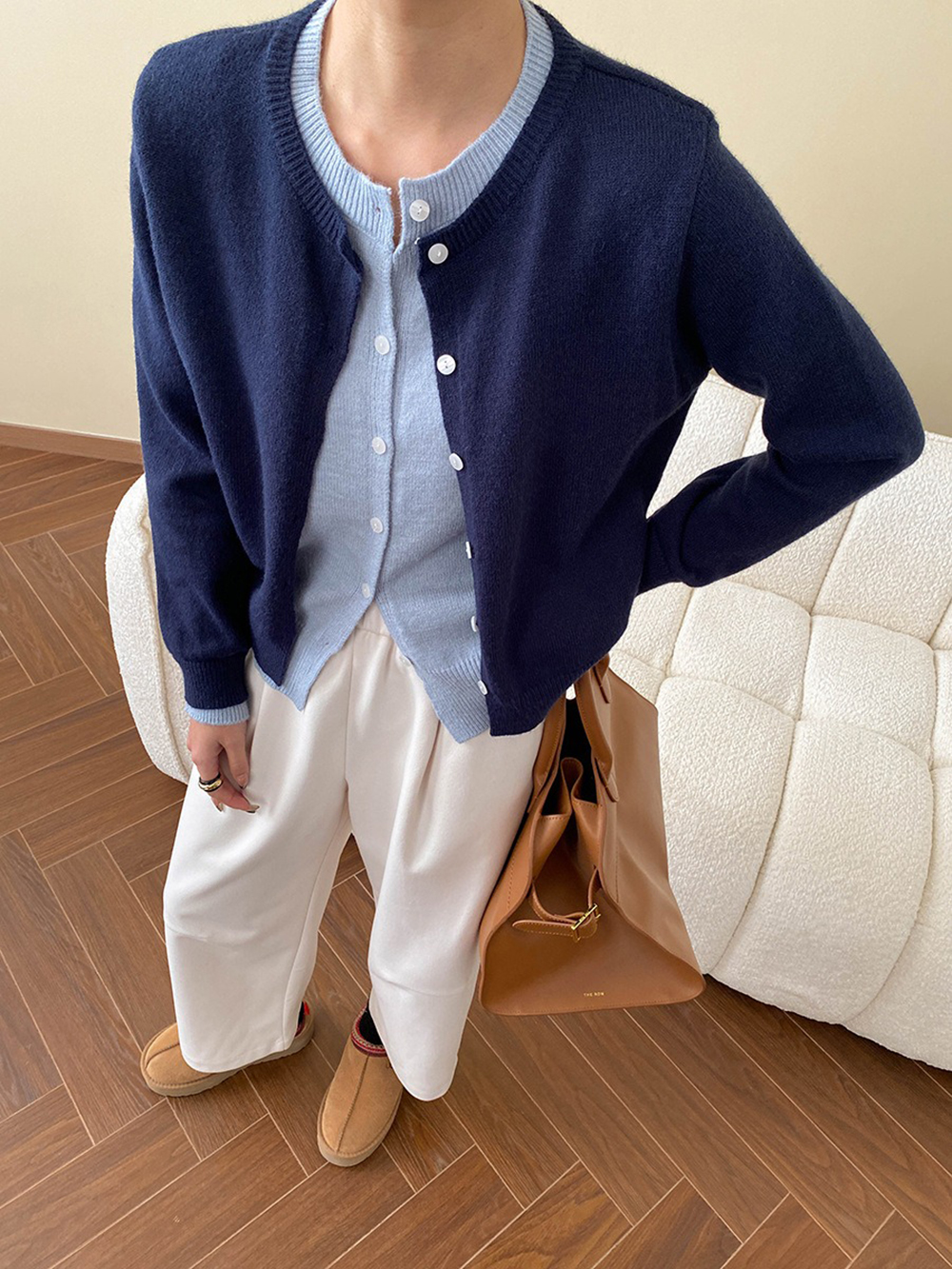 假兩件撞色開襟上衣,evaviva,4N-ZA09182,假兩件撞色開襟上衣,領500,999免運