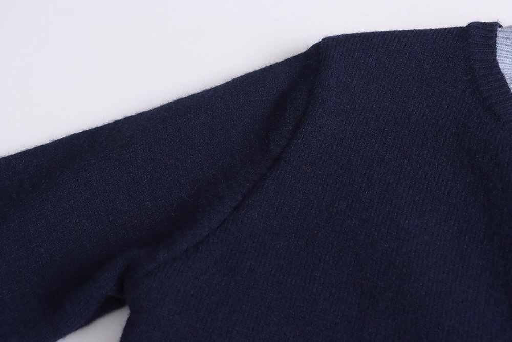 假兩件撞色開襟上衣,evaviva,4N-ZA09182,假兩件撞色開襟上衣,領500,999免運