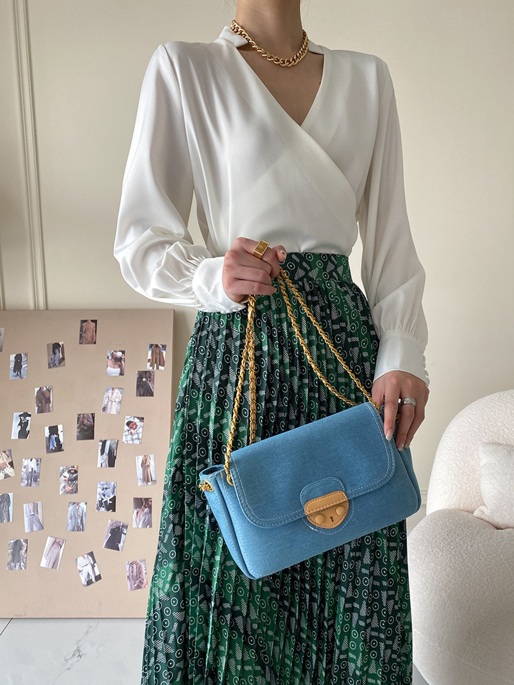 復古小立領緞面襯衫,evaviva,4N-ZA09194,復古小立領緞面襯衫,周新品優惠,NEWARRIVAL