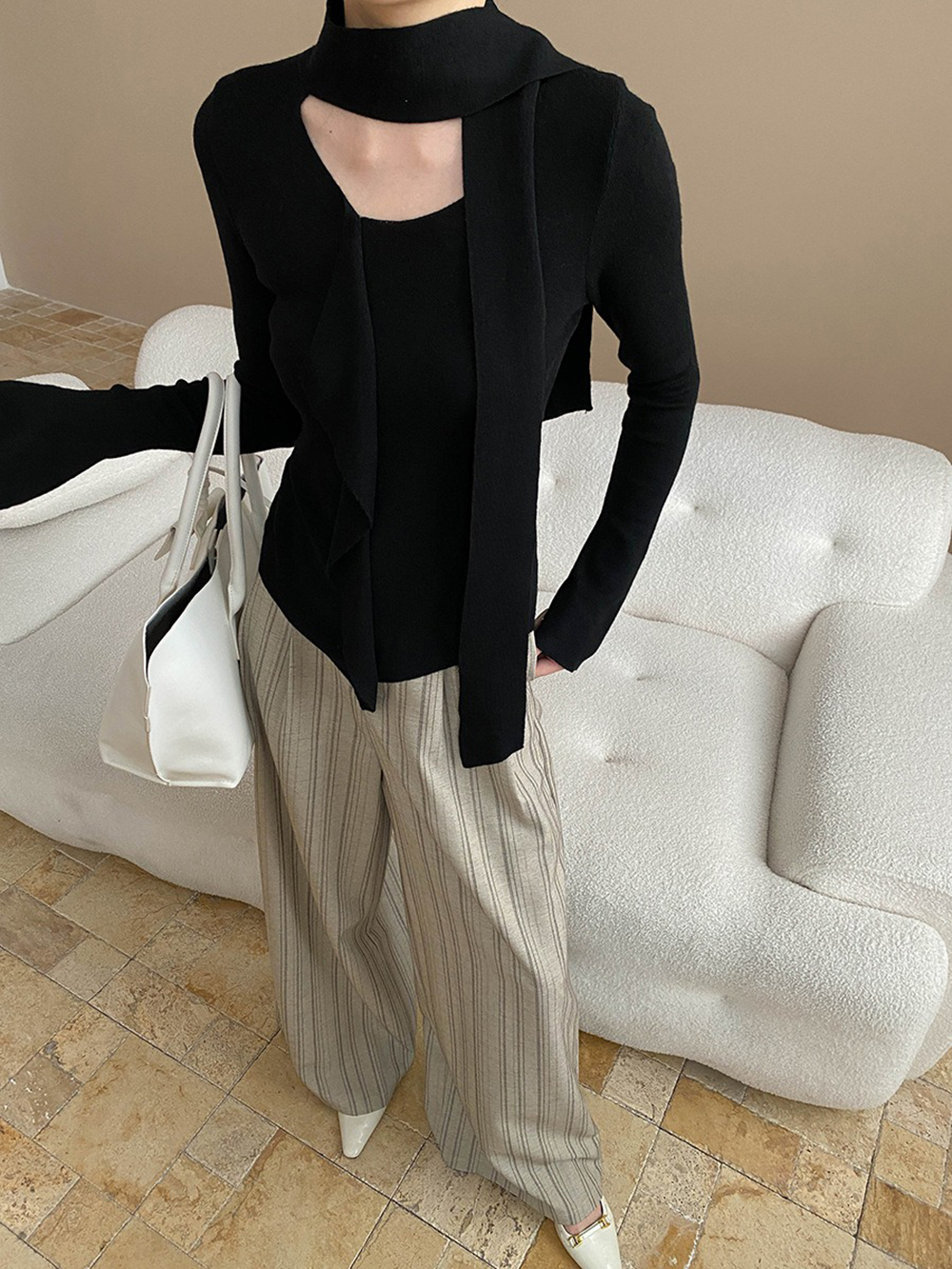 率性時尚條紋落地寬褲,evaviva,4N-ZB09181,率性時尚條紋落地寬褲,領500,999免運