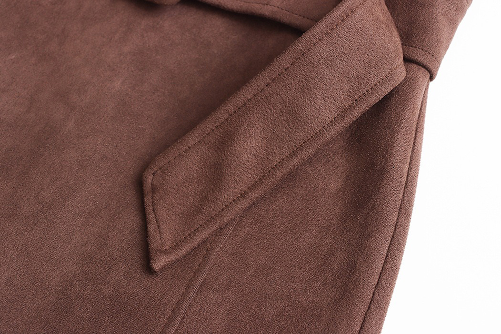 復古麂皮絨腰帶短裙,evaviva,4N-ZC09195,復古麂皮絨腰帶短裙,周新品優惠,NEWARRIVAL