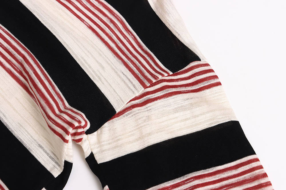 慵懶風撞色條紋上衣,evaviva,8C-GG7421,慵懶風撞色條紋上衣,周新品優惠,NEWARRIVAL