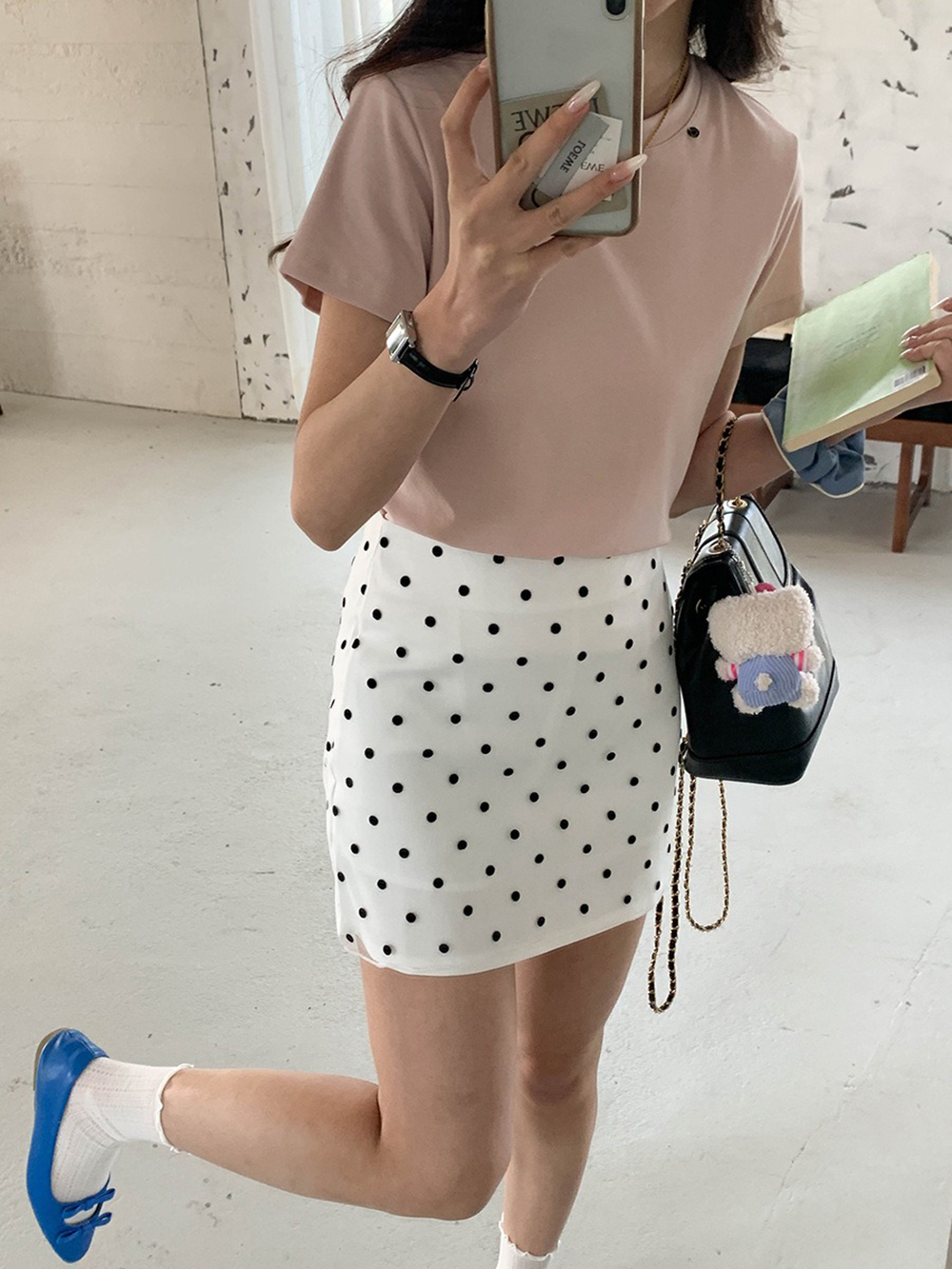 點點網紗拼接短裙,evaviva,8C-GG7422,點點網紗拼接短裙,周新品優惠,NEWARRIVAL