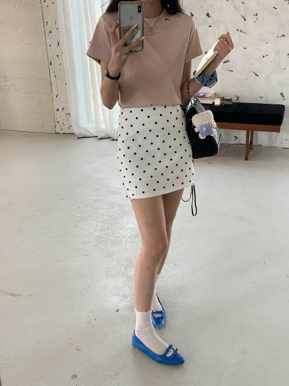 點點網紗拼接短裙,evaviva,8C-GG7422,點點網紗拼接短裙,周新品優惠,NEWARRIVAL