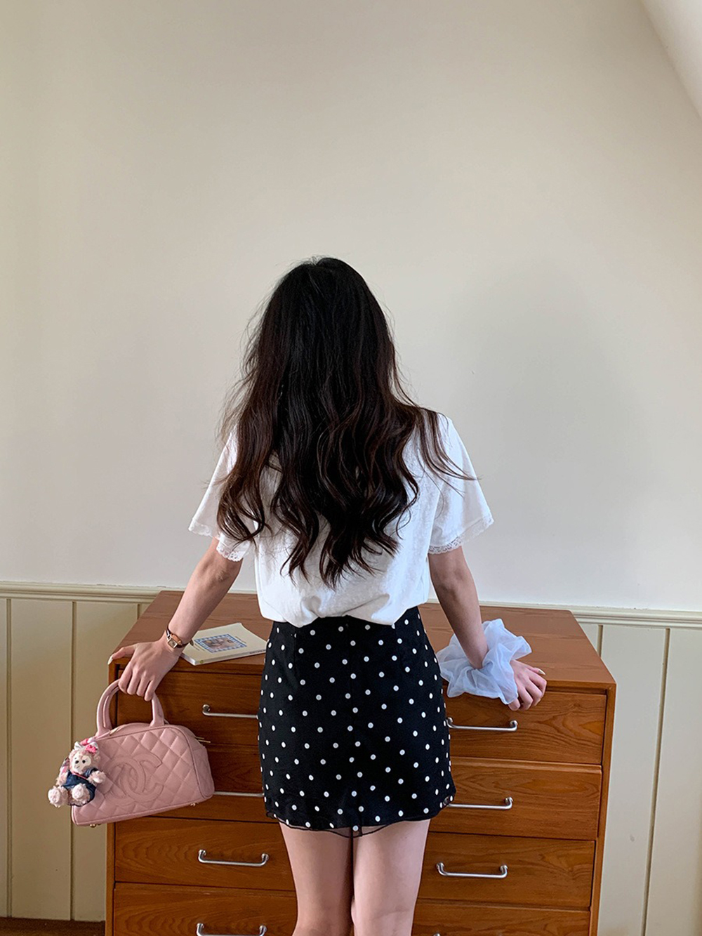 點點網紗拼接短裙,evaviva,8C-GG7422,點點網紗拼接短裙,周新品優惠,NEWARRIVAL