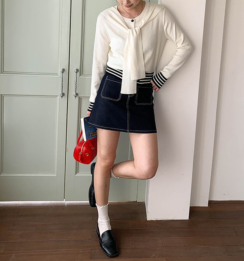 學院風披肩針織上衣,evaviva,8C-GG7425,學院風披肩針織上衣,領500,999免運