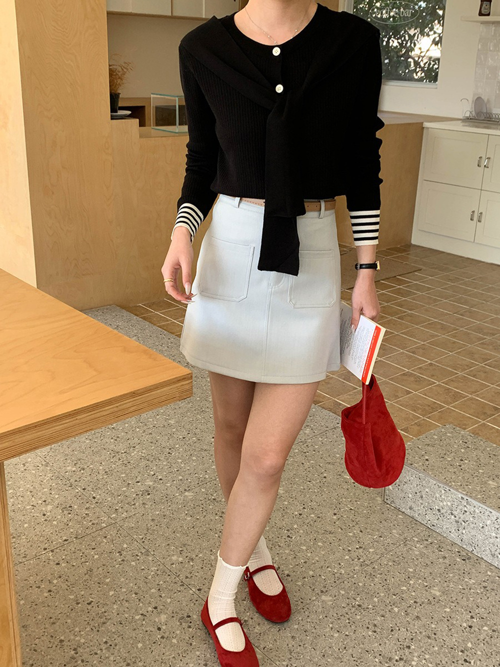 學院風披肩針織上衣,evaviva,8C-GG7425,學院風披肩針織上衣,領500,999免運