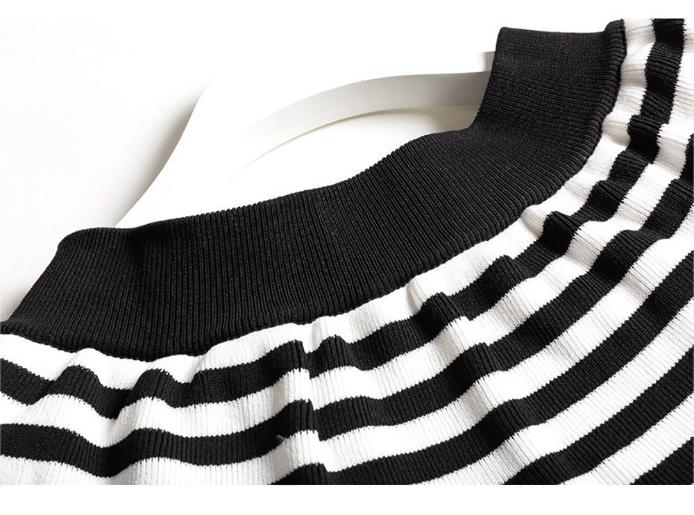 荷葉邊一字領條紋上衣,evaviva,JW-ZA09189,荷葉邊一字領條紋上衣,周新品優惠,NEWARRIVAL