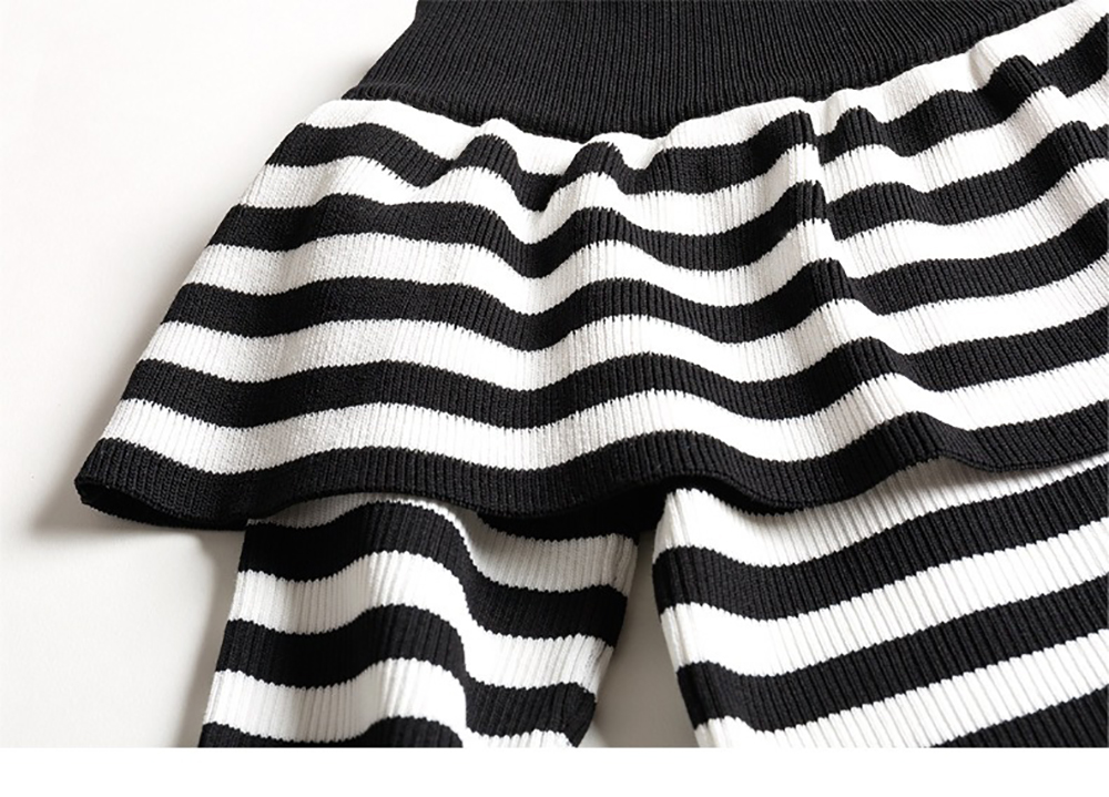 荷葉邊一字領條紋上衣,evaviva,JW-ZA09189,荷葉邊一字領條紋上衣,周新品優惠,NEWARRIVAL