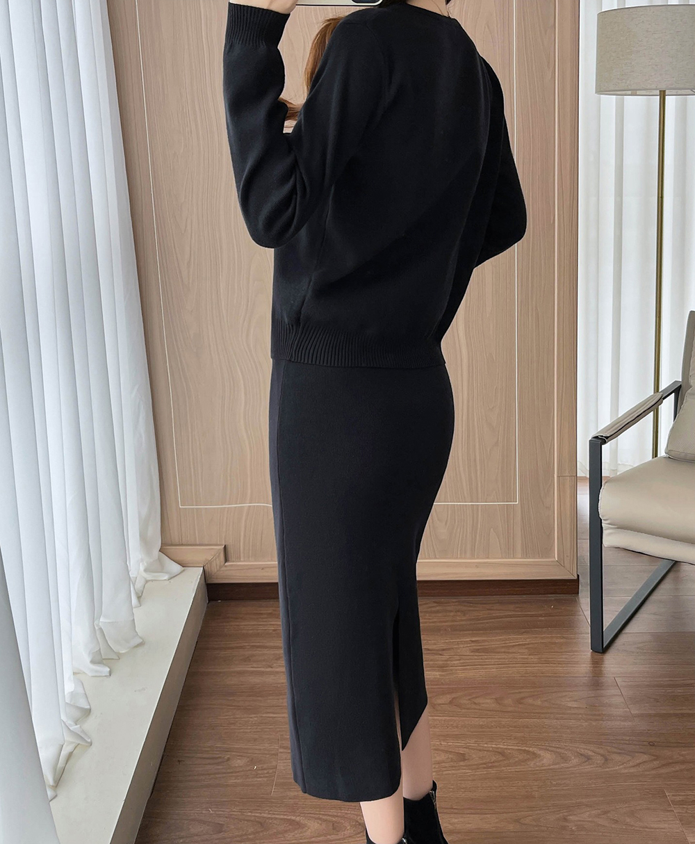 優雅簡約包臀裙套裝,evaviva,JW-ZE09188,優雅簡約包臀裙套裝,領500,999免運