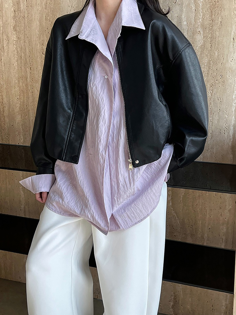 微皺肌理設計天絲襯衫,evaviva,U2-ZA09178,微皺肌理設計天絲襯衫,領500,999免運