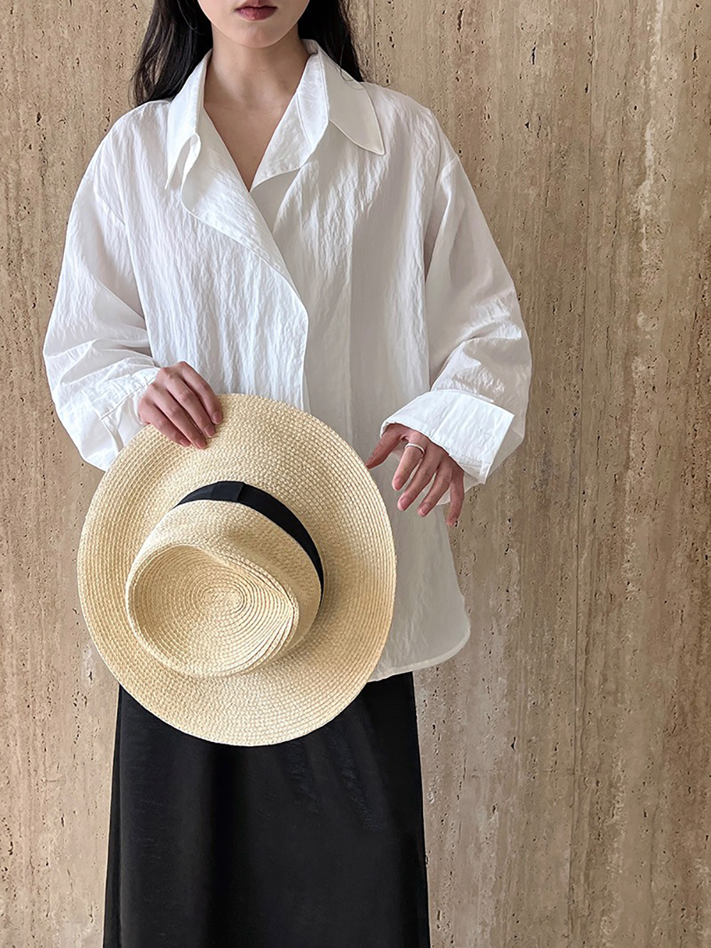 微皺肌理設計天絲襯衫,evaviva,U2-ZA09178,微皺肌理設計天絲襯衫,領500,999免運