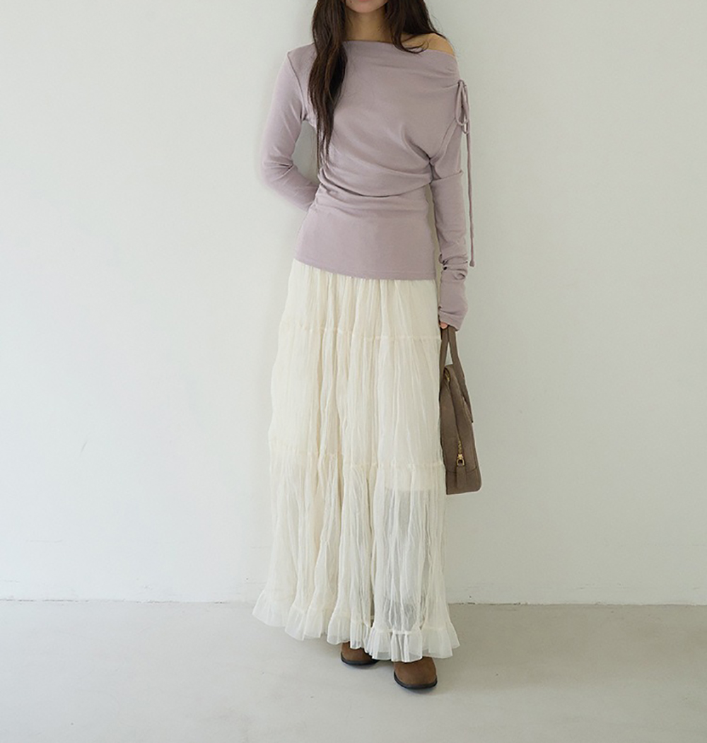 一字領側綁帶修身上衣,evaviva,XR-ZA09190,一字領側綁帶修身上衣,周新品優惠,NEWARRIVAL