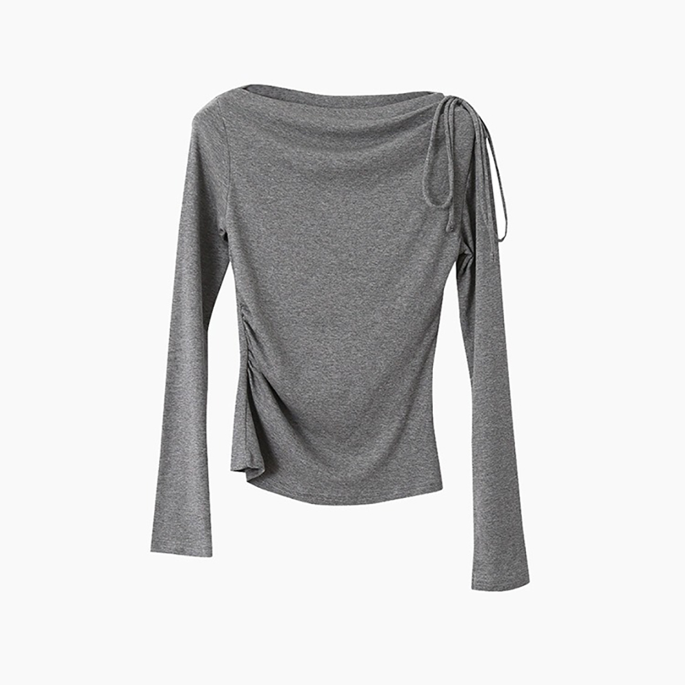 一字領側綁帶修身上衣,evaviva,XR-ZA09190,一字領側綁帶修身上衣,周新品優惠,NEWARRIVAL