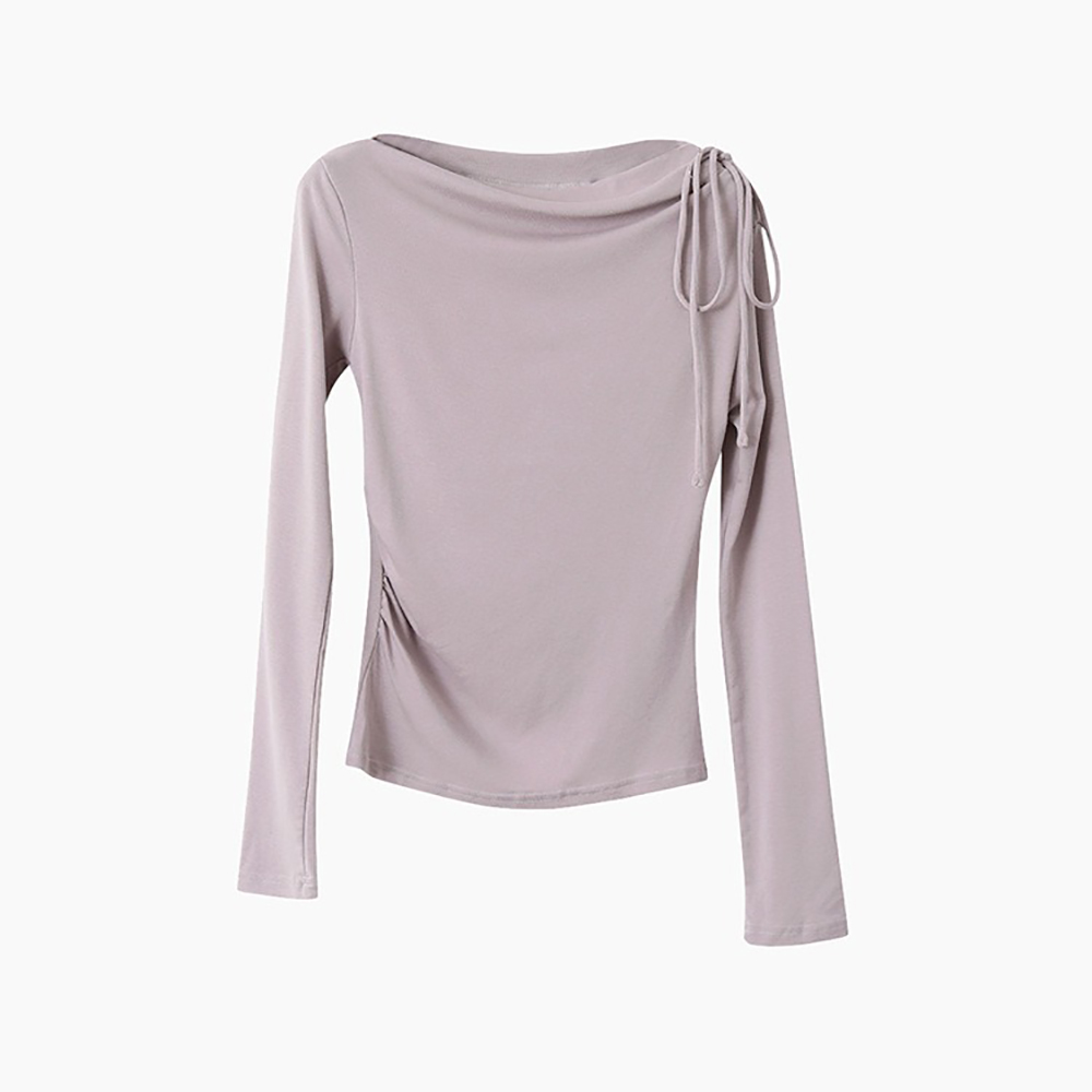 一字領側綁帶修身上衣,evaviva,XR-ZA09190,一字領側綁帶修身上衣,周新品優惠,NEWARRIVAL