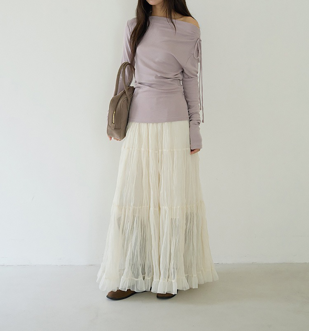 一字領側綁帶修身上衣,evaviva,XR-ZA09190,一字領側綁帶修身上衣,周新品優惠,NEWARRIVAL