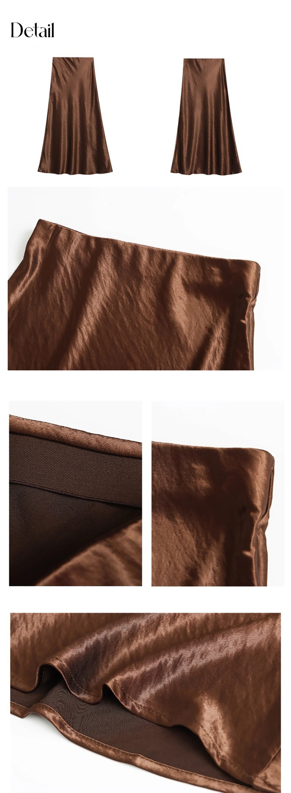 鬆緊高腰珠光緞面長裙,evaviva,4N-ZC09199,鬆緊高腰珠光緞面長裙,周新品優惠,NEWARRIVAL